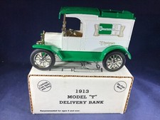 D3-95 ERTL 1:25 SCALE DIE CAST BANK - 1913 MODEL T VAN - DAWSON HAIL INSURANCE