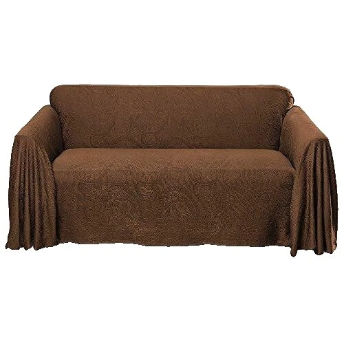 Cobijas y mantas Marrón Mezcla de algodón