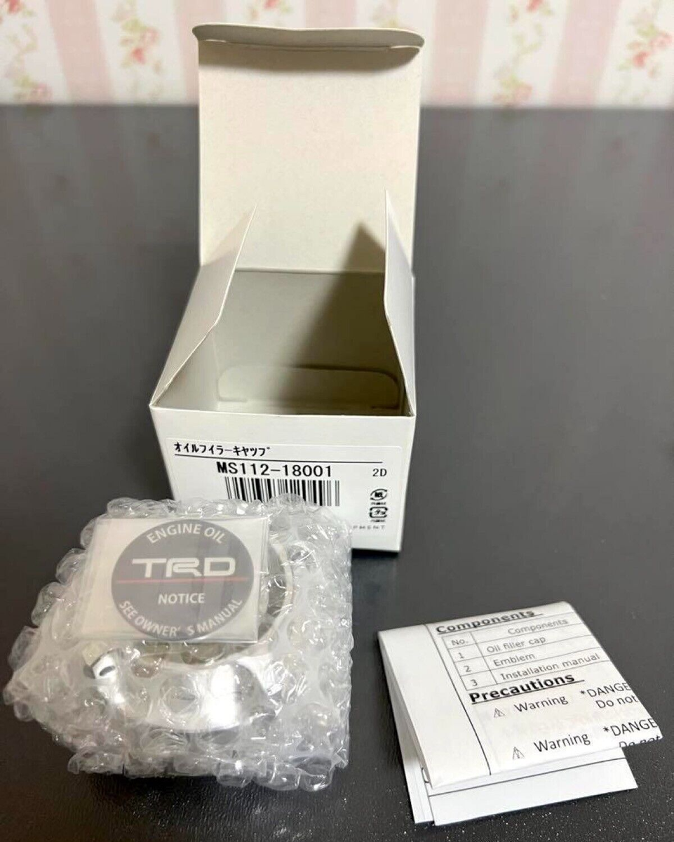 NEW TRD MS112-18001 Oil Filler Cap for TOYOTA 86 ZN6 from