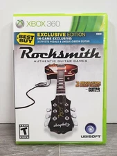 Microsoft Xbox 360 Disc No Manual Tested Rocksmith NO CABLE Ships Fast