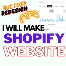 I Will Fix Shopify Store Dropshiping website , Redesign Product Listing