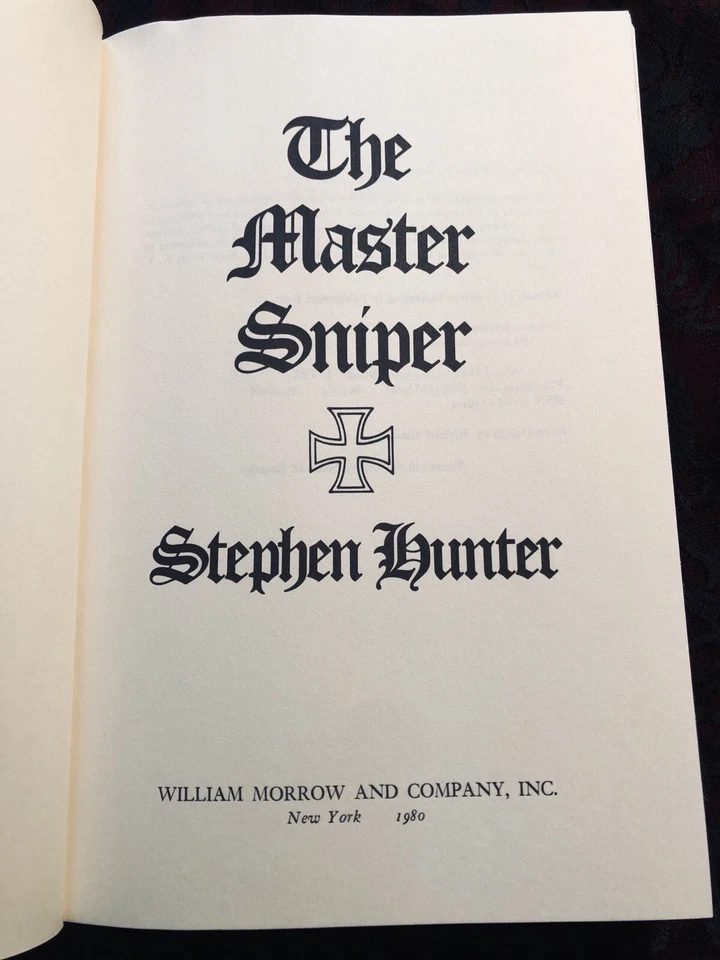 1980 - The Master Sniper - Hunter - First Edition - Vintage Novel Foto 4 de 4