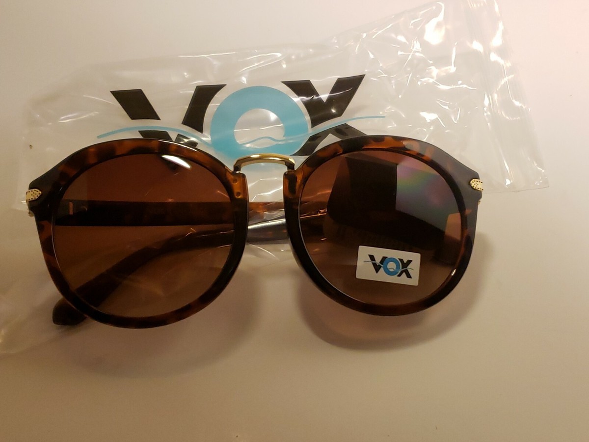 Women's VOX Sun Glasses Retro UV400 66074 Frame New w/tag Black