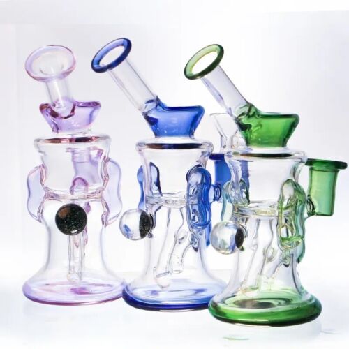 New Starry Ball Hookah Glass Bong Smoking Pyrex Water Pipe Percolator Bubbler - Picture 1 of 9