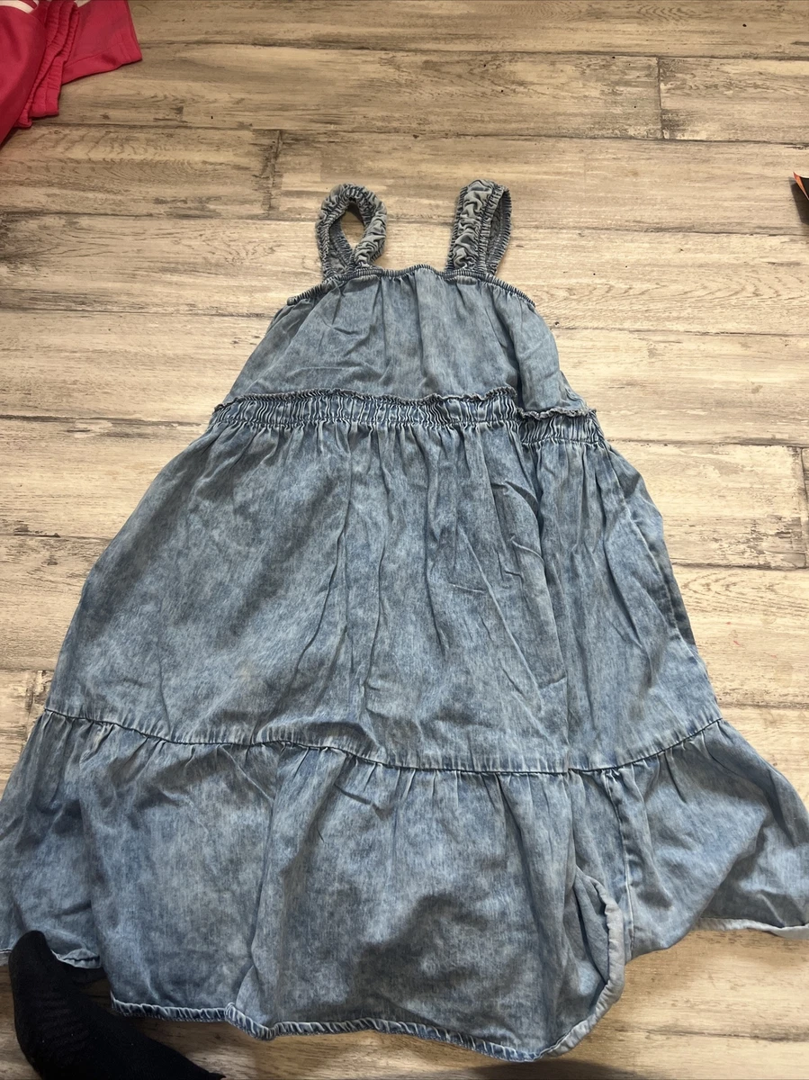 Gap girls denim best sale dress