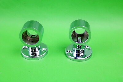 Bristan Aufputz Dusche Chrom Rohr/Schiene Stützwinkel Paar (T37)