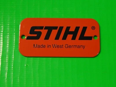 CUSTOM CHAINSAW PARTS NAME TAG MODEL PLATE FOR STIHL 028 038 044 046 OTHERS CHAINSAW # 0000 967 2020