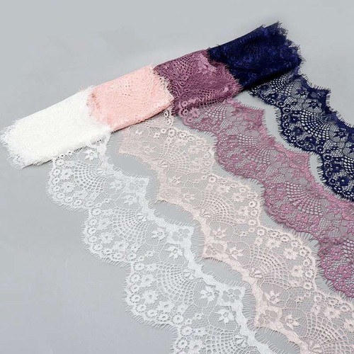 Lace Fabric Handmade Materials Ribbons DIY Sewing 3 Yards Flower Embroidered - Picture 11 of 28