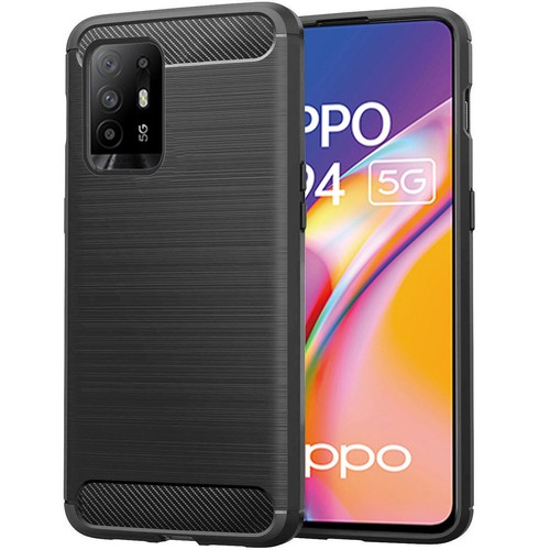 COVER IN SILICONE CARBON LOOK per SMARTPHONE - RESISTENTE CUSTODIA NERO - Foto 123 di 151