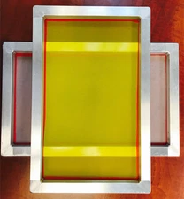 Aluminum Screen Printing, Size 9'' x 20'' Pre-stretched Frame