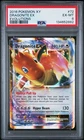 PSA 6 Pokemon Dragonite EX 72/108 Evolutions Ultra Rare Holo