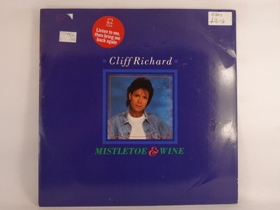 CLIFF RICHARD MISTLETOE & WINE (185) 3 Track 12'' Single including Picture Sleeve