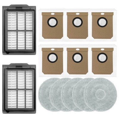 Filter Wischtuch Staubbeutel Set für Deerma X70 Saugroboter Modell für DEM-X70