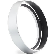 Metal Lens Hood Shade for Leica Q3 Q3 43 Q2 Silver Round for Q/Q-P/Q2/Q3/Q3-43