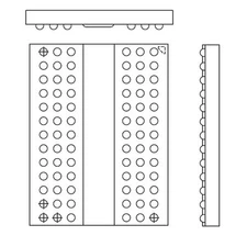 1Pcs MT40A2G8VA-062E:B FBGA-78 DRAM DDR4 16G 2GX8 FBGA