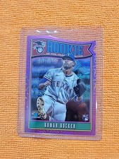 2025 Bowman - ROTY Favorites Kumar Rocker #ROY-5 Pink MOJO Refractor /199 (RC)
