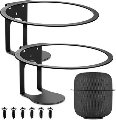 HomePod 2 & HomePod Mount, Metal Wall Mount, Space Saving Speaker, Smart Audio S - Photo 1/4