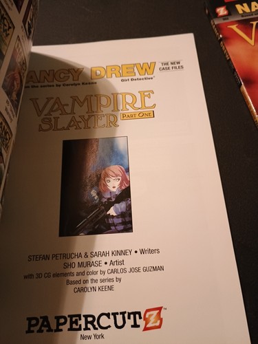 Vtg 2010 Nancy Drew the New Case Files : Nancy Drew Vampire Slayer Part 1 & 2 - Picture 4 of 11