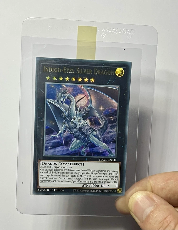 Indigo-Eyes Silver Dragon SDWD-EN032 (NM) Ultra Rare 1st Edition YuGiOh! TCG - Image 3 of 3