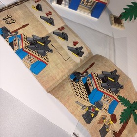 1997 Vintage Lego 5938 Adventurers Desert Oasis Ambush W. Manual Missing Top hat