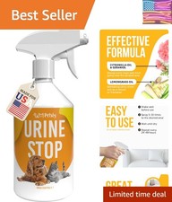Potty Training Spray for Dogs Cats -17oz- Non-Staining, Indoor Outdoor - Tr...