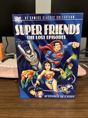 Superfriends: The Lost Episodes (2 DVDs, 1983) DC Comics Warner Brothers Cartoon