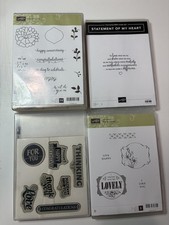 Stampin' Up "So in Love" Stamps "You're Lovely" 4 Sets Valentine's Day