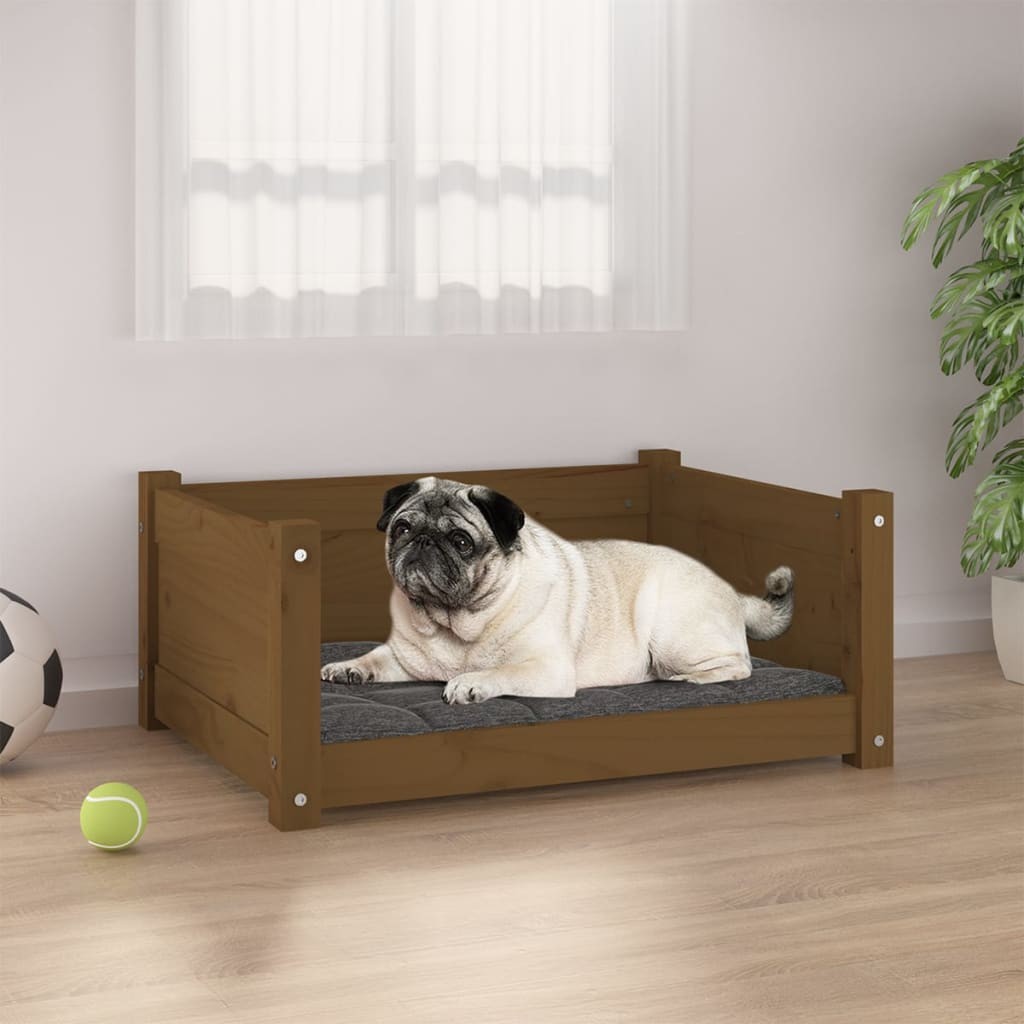 Cuccia Cani Ambra 65x50cm in Legno di Pino Massello - Qualità Premium