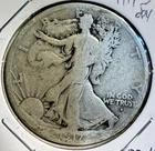 1917-S Obverse Mintmark Walking Liberty Half Dollar - (22-16)