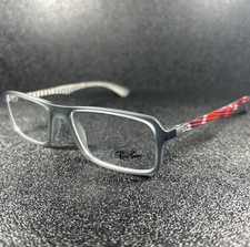 NEW Ray Ban Eyeglasses RB8902 5481 Gray Red Camo Carbon Fiber 52-17-145 NICE