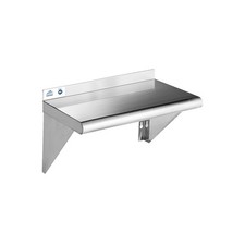 ROCKPOINT Stainless Steel Shelf 10 x 24 Inches 210lb, NSF Metal Commercial