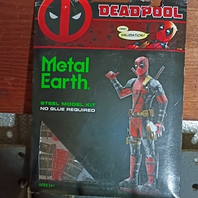Metal Earth Deadpool Steel Model Kit No Glue Required Marvel Superheroes