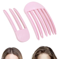 Volumizing Hair Clips, 2Pcs Hair Volume Clip for Fluffy Bangs, Easy High Crown V