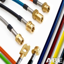 Stahlflex Bremsschläuche für Toyota Hiace 4 (H2) 2.5 D-4D 4WD Kasten (2001-2006)