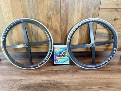 S*H様 Spinergy rev-x フロント 650c Vintage Spinergy Rev X 8,9,10 Speed Carbon Clincher Wheels 650C