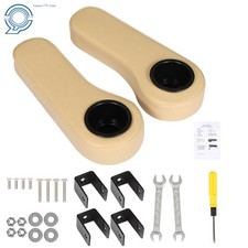 Golf Cart Armrest with Cup Holder for E-Z-GO Club Car Yamaha Black Or Beige