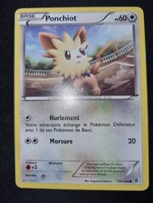 120/149 Ponchiot Carte Pokémon Noir et Blanc Frontières Franchies FR