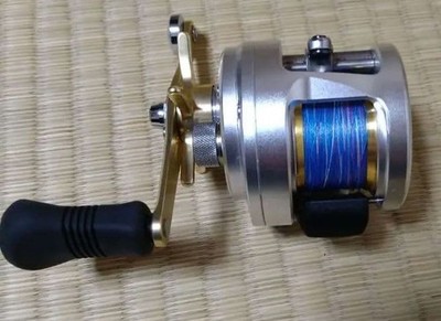 [Extremely good condition] SHIMANO Calcutta 401F left-handed bait reel, used 2