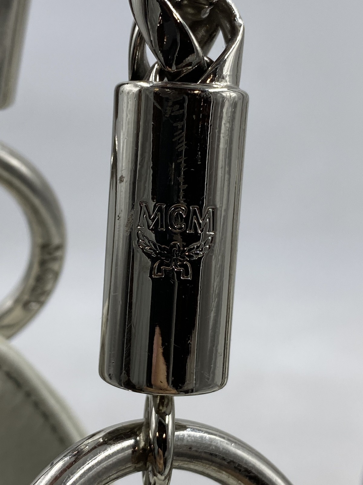 MCM Monogram Chain Link Drawstring Shoulder Bag - image 5