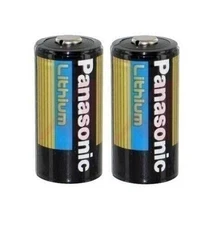 Panasonic CR-123 3V Photo Lithium Battery CR123- 2 pk