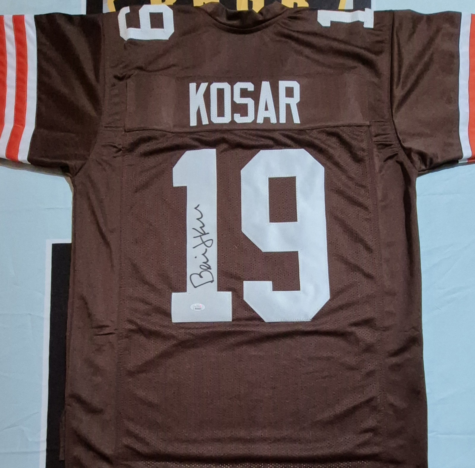 BERNIE KOSAR Autographed Signed custom Jersey auto autograph JSA size XL CERTIFIED 