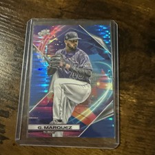 2022 Topps Cosmic Chrome German Marquez Blue Moon /99 Colorado Rockies #90