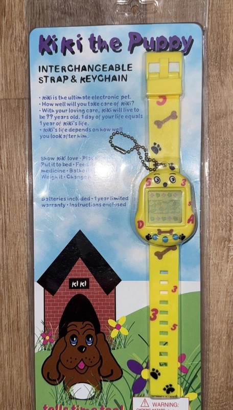 KIKI The Puppy WATCH-PET TRAINING TAMAGOTCHI STYLE WATCH NEW