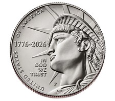USA 2026 Semiquincentennial Enduring Liberty $ Half Dollar 50 Cent BUNC D Coin