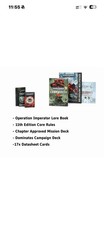 Warhammer 40k Armageddon Lore  Rules Decks Cards Chapter 11th ED PRE ORDER 6/20