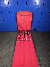 Snap-on Tools Sghbf200a 4-piece Light Use Red Handle Round File Set See Details