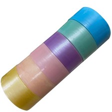6 Rolls of Adhesive Tapes Colored Tapes sticky tape sticky tapes
