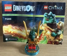 LEGO DIMENSIONS CHIMA Cragger 71223 (Figure & Tag Base Only) FREE SHIPPING