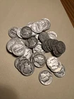 10 PCS Mercury Dimes 1936-1944 90% Silver By Weight