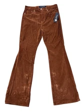 NEW Veronica Beard Cameron Corduroy Bootcut Pants Brown Size 31 NWT FREE Ship